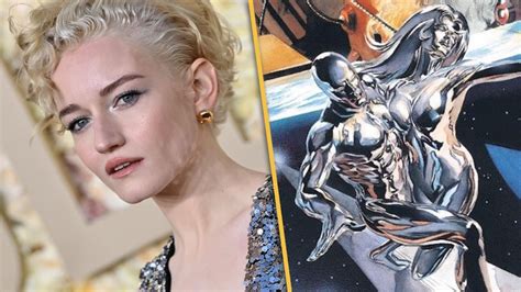 the yellow fantasy 4: from ten to twenty something|THE FANTASTIC FOUR (2025): Julia Garner cast as Silver Surfer.